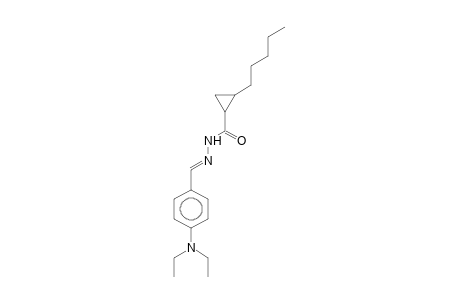 2-Amyl-N-[(E)-[4-(diethylamino)benzylidene]amino]cyclopropanecarboxamide
