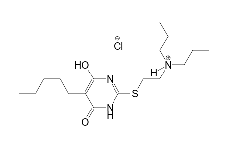 1-propanaminium, N-[2-[(1,6-dihydro-4-hydroxy-6-oxo-5-pentyl-2-pyrimidinyl)thio]ethyl]-N-propyl-, chloride