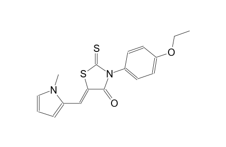 (5Z)-3-(4-ethoxyphenyl)-5-[(1-methyl-1H-pyrrol-2-yl)methylene]-2-thioxo-1,3-thiazolidin-4-one