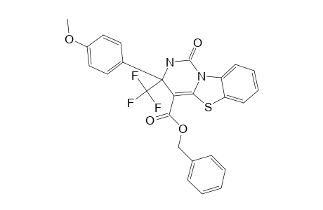 3-(4-METHOXYPHENYL)-4-BENZYLOXYCARBONYL-3-TRIFLUOROMETHYL-2,3-DIHYDRO-1-H-PYRIMIDO-[6.1-B]-[1.3]-BENZOTHIAZOL-1-ONE