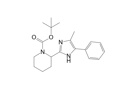 tert-butyl 2-(4-methyl-5-phenyl-1H-imidazol-2-yl)piperidine-1-carboxylate
