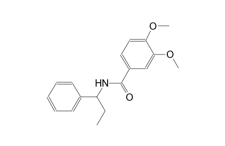 3,4-dimethoxy-N-(1-phenylpropyl)benzamide