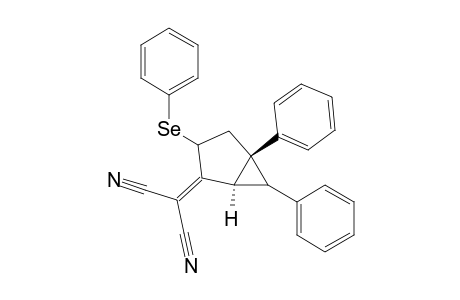 Propanedinitrile, [5,6-diphenyl-3-(phenylseleno)bicyclo[3.1.0]hex-2-ylidene]-