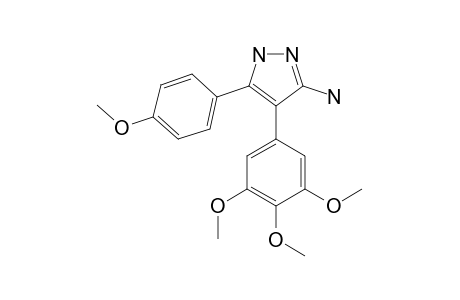 5-(4-METHOXYPHENYL)-4-(3,4,5-TRIMETHOXYPHENYL)-1-H-PYRAZOL-3-AMINE