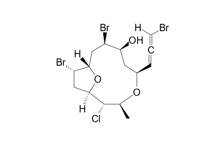 (1S,3R,4S,6S,8S,9S,10R,12S)-3,12-bis(bromanyl)-6-(3-bromanylpropa-1,2-dienyl)-9-chloranyl-8-methyl-7,13-dioxabicyclo[8.2.1]tridecan-4-ol