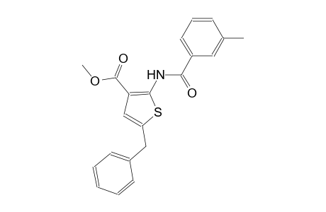 methyl 5-benzyl-2-[(3-methylbenzoyl)amino]-3-thiophenecarboxylate