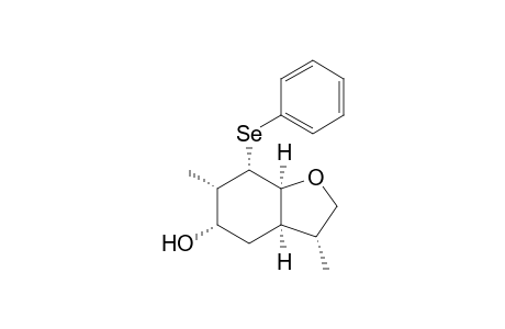 (1R,3S,4S,5S,6S,9R)-3-Hydroxy-4,9-dimethyl-5-(phenylseleno)-7-oxabicyclo[4.3.0]nonane