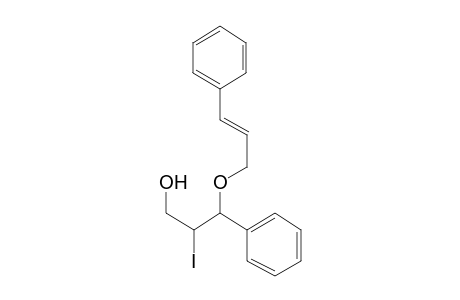 2-iodanyl-3-phenyl-3-[(E)-3-phenylprop-2-enoxy]propan-1-ol