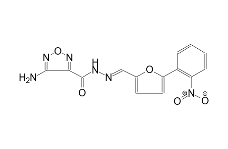 1,2,5-oxadiazole-3-carboxylic acid, 4-amino-, 2-[(E)-[5-(2-nitrophenyl)-2-furanyl]methylidene]hydrazide