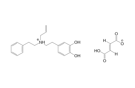 4-[2-(allylphenethylamino)ethyl]pyrocatechol, fumarate(1:1)(salt)