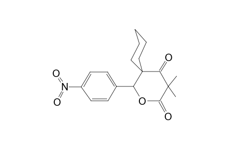 4,4-Dimethyl-1-(4-nitrophenyl)-2-oxaspiro[5.5]undecane-3,5-dione