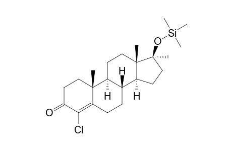 Chloromethyltestosterone TMS