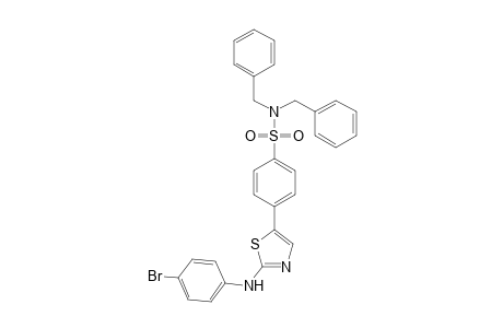 N,N-Dibenzyl -4 -[2 -(4 -bromophenylamino)thiazol -5-yl]benzenesulfonamide