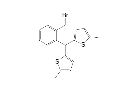 1-(Bromomethyl)-2-[bis(5-methyl-2-thienyl)methyl]benzene