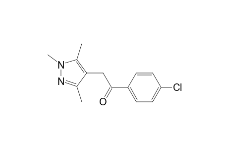 1-(4-Chlorophenyl)-2-(1,3,5-trimethyl-4-pyrazolyl)ethanone