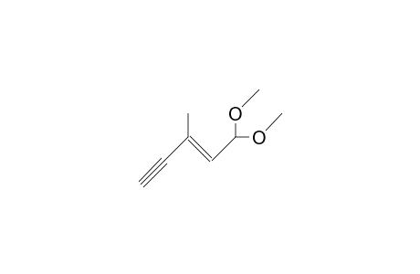 1,1-Dimethoxy-3-methyl-trans-2-penten-4-yne