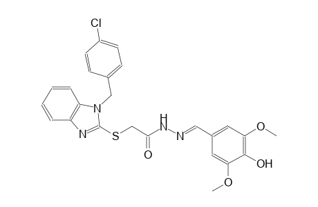 acetic acid, [[1-[(4-chlorophenyl)methyl]-1H-benzimidazol-2-yl]thio]-, 2-[(E)-(4-hydroxy-3,5-dimethoxyphenyl)methylidene]hydrazide