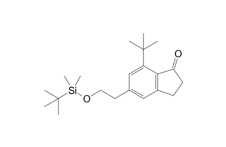 5-{2'-[(t-Butyldimethylsilyl)oxy]ethyl}-7-(t-butyl)-1-indanone