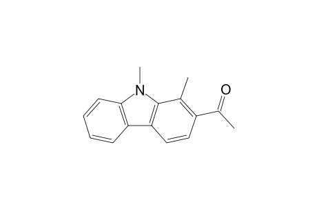 2-Acetyl-1,9-dimethylcarbazole