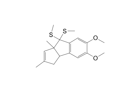 5,6-Dimethoxy-8-dimethylthio-2,8a-dimethylcyclopenta[a]indene