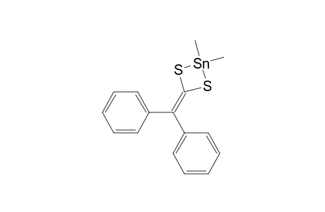 4-( Diphenylmethylene)-2,2-dimethyl-1,3,2-dithiastannetane