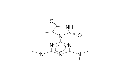 2,6-bis(dimethylamino)-4-(2,4-dioxo-5-methyl-1-inidazolidinyl)-1,3,5-triazine
