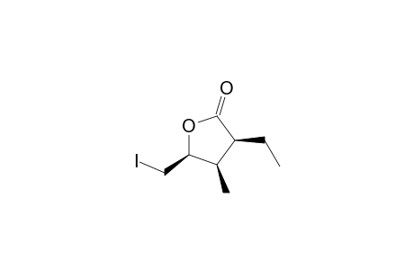 (3S,4R,5S)-3-ethyl-5-(iodanylmethyl)-4-methyl-oxolan-2-one