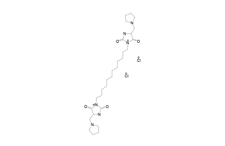 3,3'-(DODECANE-1,12-DIYL)-BIS-[5-(PYRROLIDIN-1-YL-METHYL)-IMIDAZOLIDINE-2,4-DIONE]-DIHYDROCHLORIDE