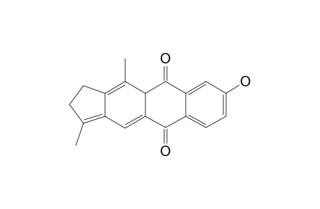 KIGELINOL;2,6,11,11A-TETRAHYDRO-8,11A-DIHYDROXY-3,12-DIMETHYL-1H-CYCLOPENT-[B]-ANTHRACENE-5,11-DIONE