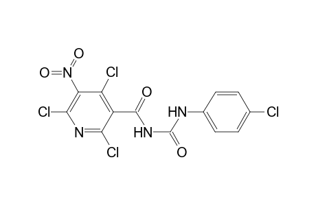 1-(4-Chloro-phenyl)-3-(2,4,6-trichloro-5-nitro-pyridine-3-carbonyl)-urea