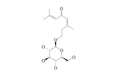 3,7-DIMETHYL-3-(Z),6-OCTADIEN-5-ONE-1-O-BETA-D-GLUCOSIDE