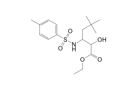 Ethyl 2-hydroxy-5,5-dimethyl-3-(tosylamino)hexanoate