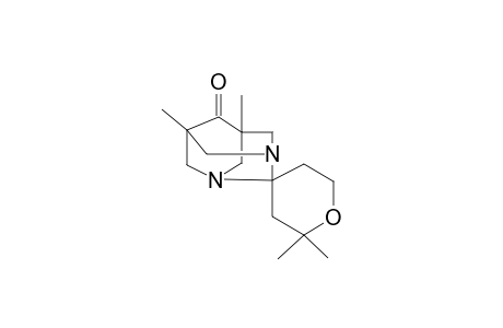 (1r,5R,7S)-2',2',5,7-tetramethyltetrahydro-1,3-diazaspiro[adamantane-2,4'-pyran]-6-one