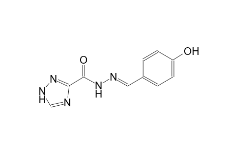 1H-1,2,4-triazole-3-carboxylic acid, 2-[(E)-(4-hydroxyphenyl)methylidene]hydrazide