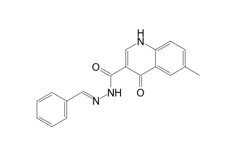 N'-Benzylidene-6-methyl-4-oxo-1,4-dihydroquinoline-3-carbohydrazide