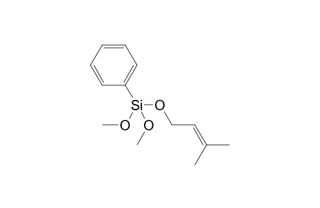 phenyl di(methoxy)(3-methyl-2-butenoxy)silane