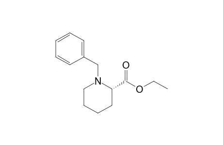 (2S)-1-(phenylmethyl)-2-piperidinecarboxylic acid ethyl ester