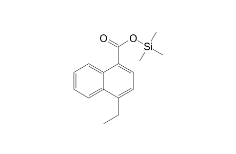 4-Ethyl-1-naphthoic acid TMS