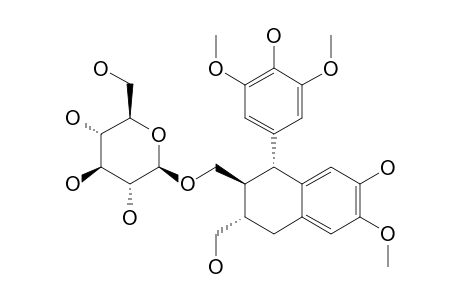 (-)-3-ALPHA-O-(BETA-D-GLUCOPYRANOSYL)-5'-METHOXYISOLARICIRESINOL