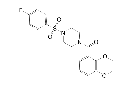 piperazine, 1-(2,3-dimethoxybenzoyl)-4-[(4-fluorophenyl)sulfonyl]-