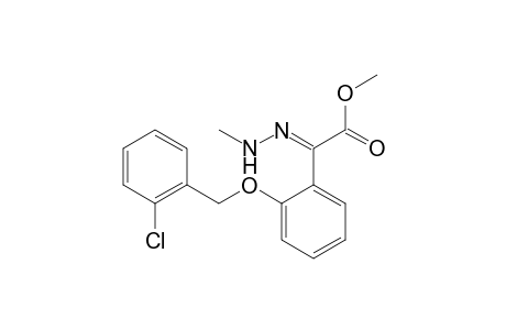 Benzeneacetic acid, 2-[(2-chlorophenyl)methoxy]-alpha-(methylhydrazono)-, methyl ester