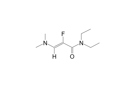 N,N-DIETHYL-3-DIMETHYLAMINO-2-FLUOROPROPENAMIDE