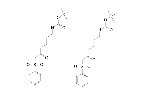 6-(N-CARBO-TERT.-BUTOXY)-AMINO-1-PHENYLSULFONYL-2-HEXANONE