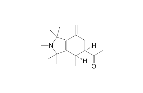 5-Acetyl-1,1,2,3,3,4-hexamethyl-7-methylene-2,3.4.alpha.,5.alpha.,6,7-hexahydro-1H-isoindole
