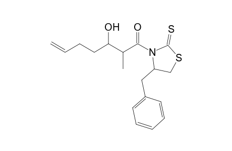 4-Benzyl-3-(3-hydroxy-2-methyl-1-oxohept-6-en-1-yl)thiazolidine-2-thione