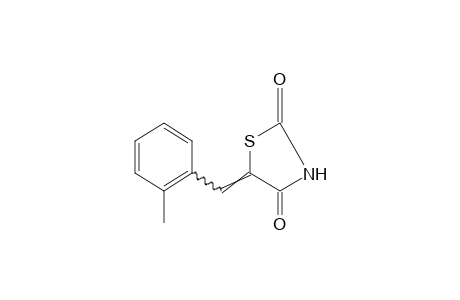 5-(o-METHYLBENZYLIDENE)-2,4-THIAZOLIDINEDIONE