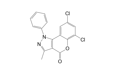 6,8-DICHLORO-3-METHYL-1-PHENYL-1H-CHROMENO-[4,3-C]-PYRAZOL-4-ONE