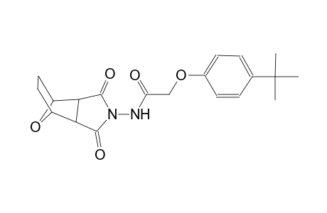 2-(4-tert-butylphenoxy)-N-(3,5-dioxo-10-oxa-4-azatricyclo[5.2.1.0~2,6~]dec-4-yl)acetamide