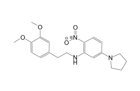 benzeneethanamine, 3,4-dimethoxy-N-[2-nitro-5-(1-pyrrolidinyl)phenyl]-