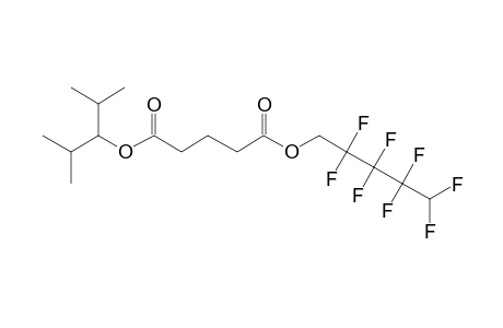 Glutaric acid, 2,2,3,3,4,4,5,5-octafluoropentyl 2,4-dimethylpent-3-yl ester